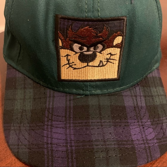 Vintage ‘91 Acme Taz Looney Tunes Snapback Hat - Picture 2 of 9